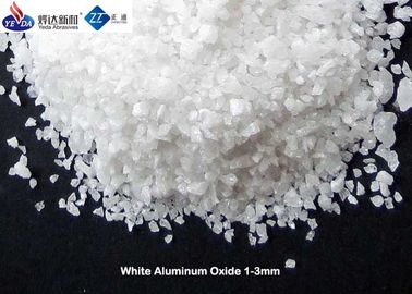 उच्च शुद्धता 99.2% सफेद एल्यूमीनियम ऑक्साइड 0 - 1 मिमी / 1 - 3 मिमी आकार पुनर्नवीनीकरण