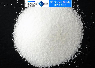 Zirconium ऑक्साइड मोती प्रसाधन सामग्री फैलाव के लिए Zirconia पीस मीडिया 0.1 - 50 मिमी आकार