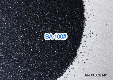 8.0 मोह्स ब्लैक एल्युमीनियम ऑक्साइड ब्लास्टिंग मीडिया एब्स्रेसिव 3.50 ग्राम / सेमी 3 ट्राइजोनल क्रिस्टल स्ट्रक्चर