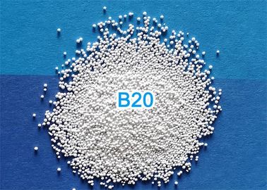 B20 आकार 600 - 850 माइक्रोन सिरेमिक मनका नष्ट 3.85g/cm3 घनत्व 700HV कठोरता
