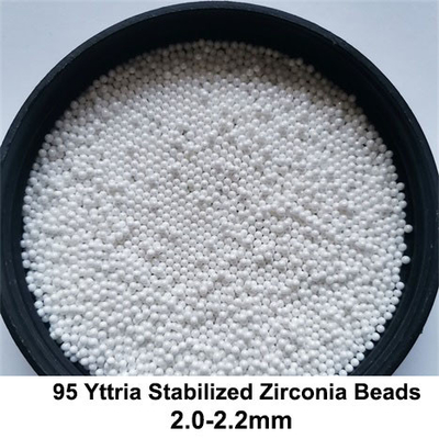 उच्च चिपचिपाहट और उच्च कठोरता सामग्री के लिए 95 Yttrium स्थिर Zirconia मोती पीस मीडिया