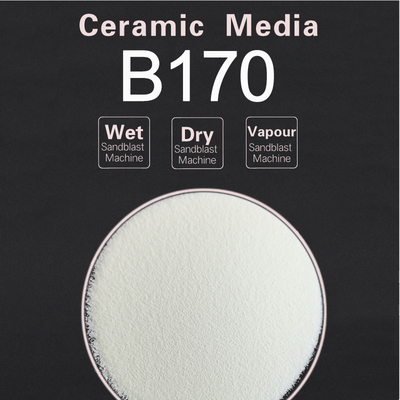 मिश्र धातु सतह परिष्करण के लिए आयरन फ्री सिरेमिक माइक्रो बीड्स बी 170 ब्लास्टिंग मीडिया