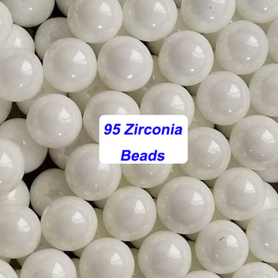 कण आकार 0.1-50 मिमी Zirconia पीसने मीडिया 6.05kg/dm3 के वास्तविक घनत्व के साथ