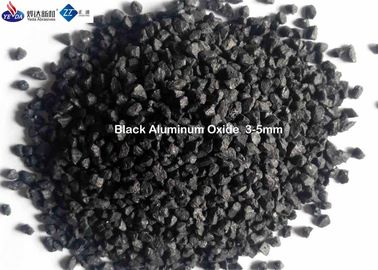 1 - 3 एमएम / 3 - 5 मिमी काले एल्यूमीनियम ऑक्साइड घर्षण फ्यूज एलुमिना एंटी स्लिप एग्रीगेट सामग्री