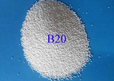 उच्च शक्ति Zirconia मोती सिरेमिक नष्ट मीडिया B20 / B30 धातु शॉट Peening के लिए
