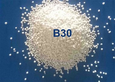 शून्य फैरस संदूषण B20-B505 सिरेमिक मोती नष्ट मीडिया, B40 / B120 / B205 अपघर्षक मनका नष्ट गेंद