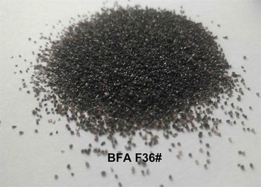 ब्राउन एल्यूमीनियम ऑक्साइड ब्लास्टिंग मीडिया गैर लौह संदूषण BFA F12 # - F220 # सैंडब्लास्टिंग के लिए