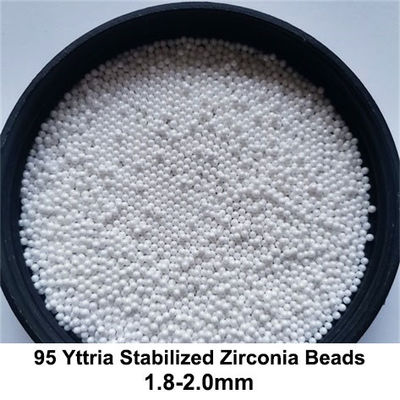 95 Yttrium स्थिर Zirconia मोती पीस मीडिया 1.8-2.0mm 2.0-2.2mm उच्च चिपचिपापन घोल