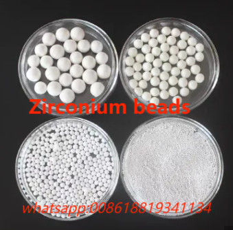 Zirconia Grinding Media 95% ZrO2 Hardness 9 Mohs Excellent Acid Resistance