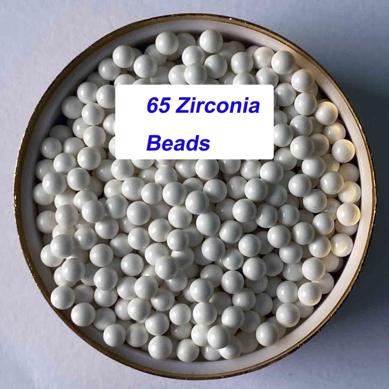 6.0g/cm3 घनत्व जिरकोनिया पीसने के माध्यम सटीक पीसने के लिए उत्कृष्ट घर्षण प्रतिरोध