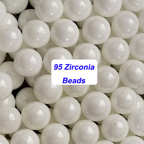 कण आकार 0.1-50 मिमी Zirconia पीसने मीडिया 6.05kg/dm3 के वास्तविक घनत्व के साथ