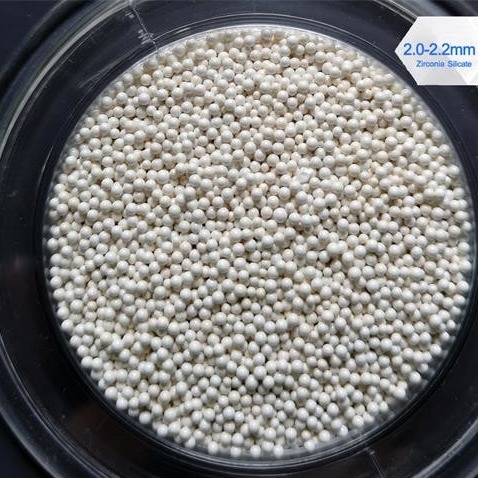 1.8 - 2.0 मिमी / 2.0 - 2.2 मिमी ज़िरकोनिया सिरेमिक बॉल्स, 1.1KN सिरेमिक पीस बॉल्स