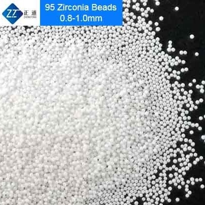 95 Yttria स्थिर Zirconia पीस मीडिया 0.8 - 1.0 मिमी आकार डाई फैलाव के लिए
