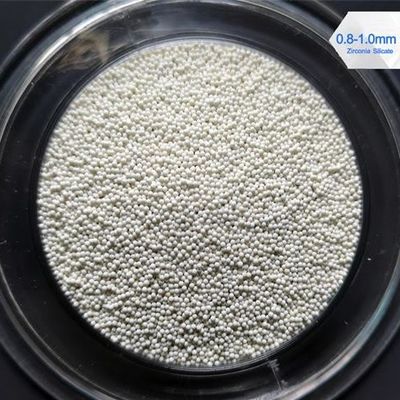 Sintered Zirconium सिलिकेट मोती ZrO2 65% शुद्धता थोक घनत्व 4.0 G / Cm3